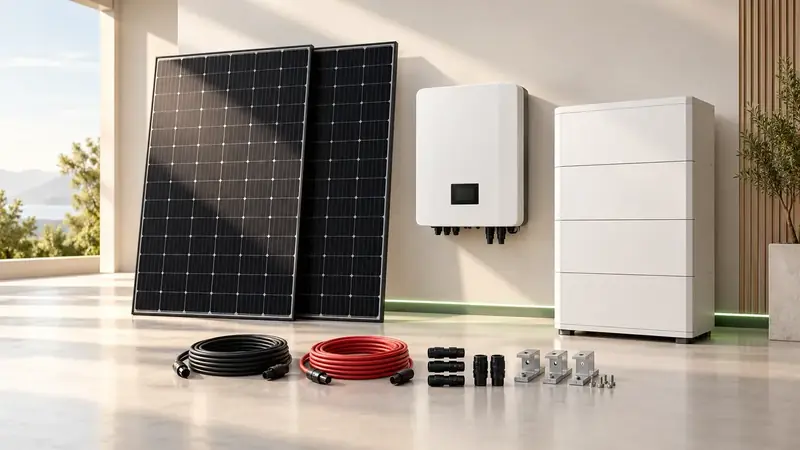 Giải pháp trọn gói điện mặt trời hòa lưới & lưu trữ