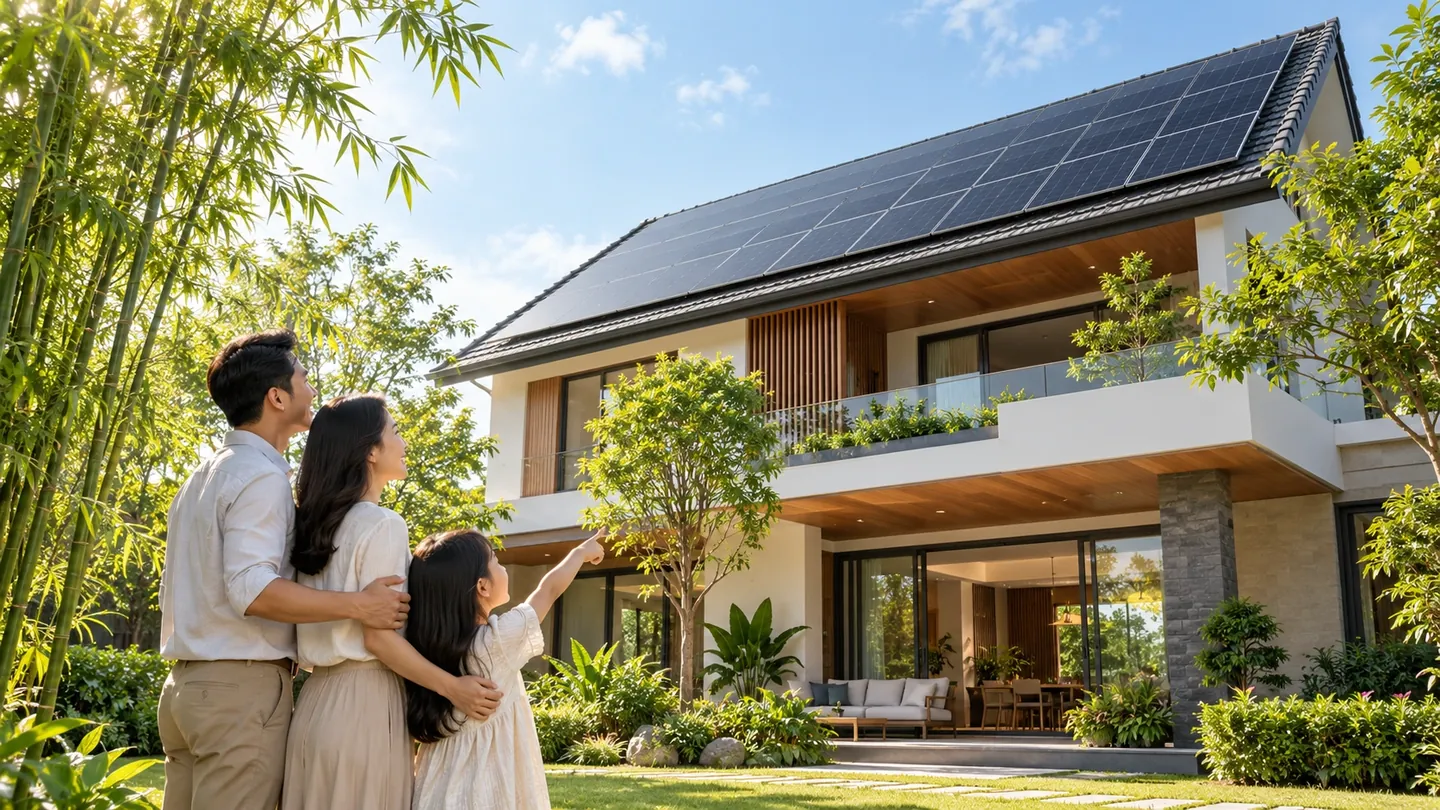 Giải pháp Điện mặt trời cho Hộ gia đình & Biệt thự thông minh
